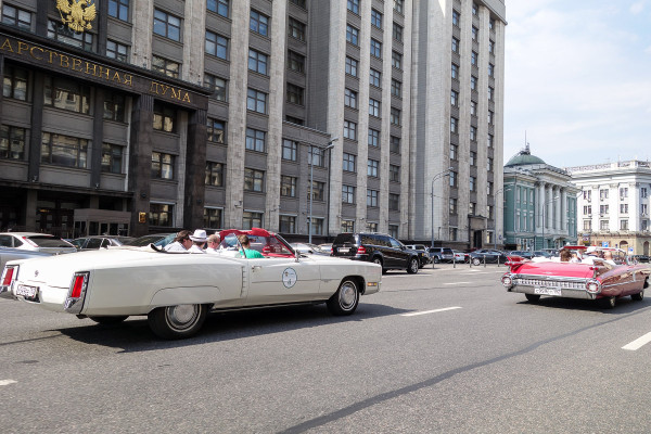 Kaspersky Oldtimer Rally in Moscow